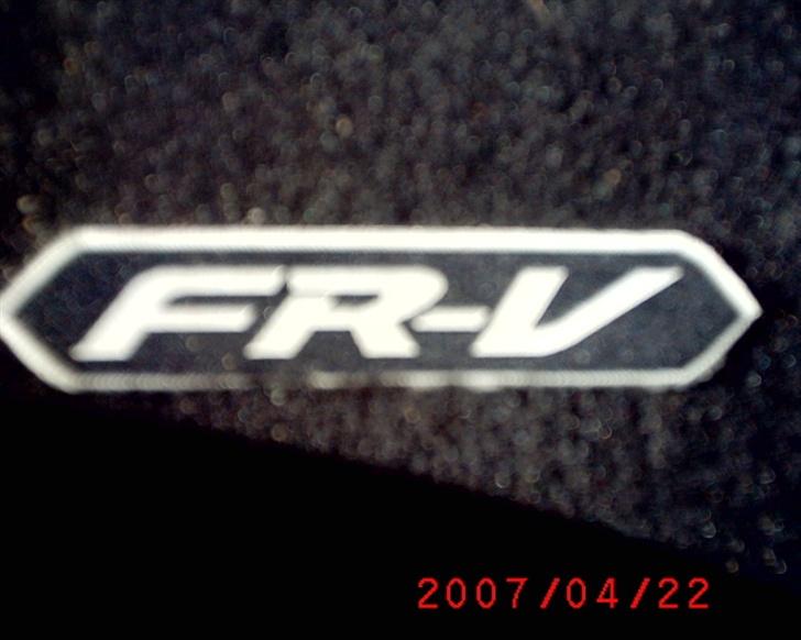 Honda FR-V - FR-V logoet fra måtten billede 6