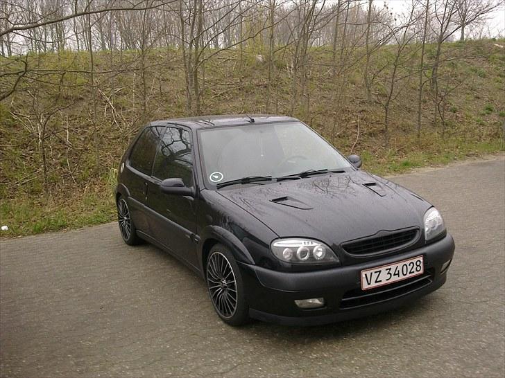 Citroën saxo 1,6 16v solgt  - bilen da jeg fik den  billede 1