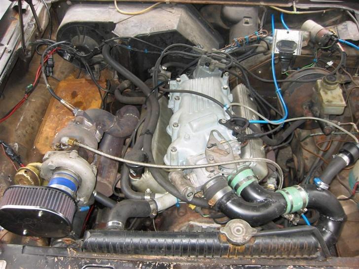 Ford taunus turbo - 2.0 motor med turbo fra en saaab billede 7