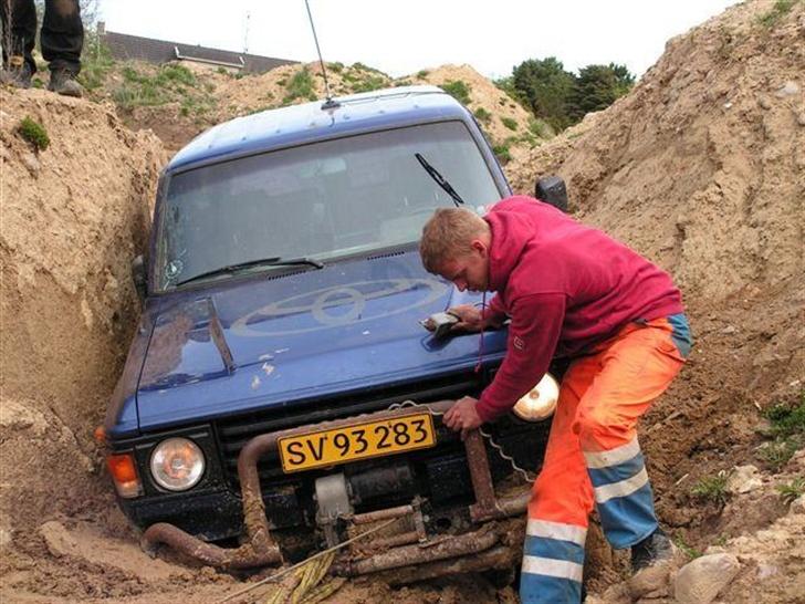 Toyota landcruiser hj60 - 5 gange blev det varmt det ondsvage spil! så det to lang tid at komme op billede 6