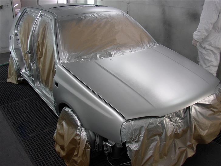 VW golf3 Rollingstones SOLGT - Så er bilen malet billede 10