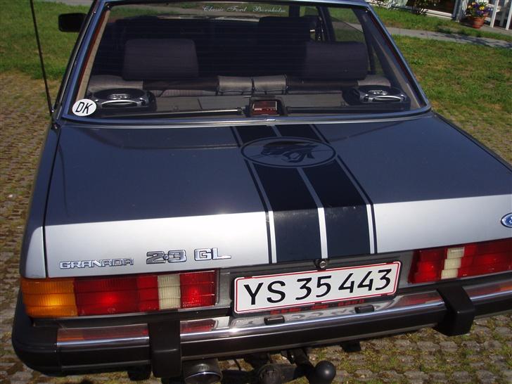 Ford Granada 2,3 GL savoy - Jo det er den samme bil!! klistermærker og ny nr.plade billede 12