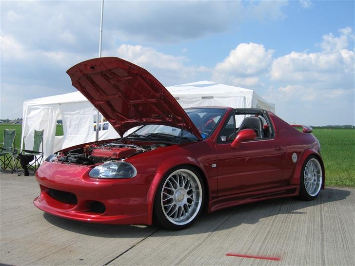 Honda del sol 1,6 VTi - Nu med sorte onepiece forlygter billede 5