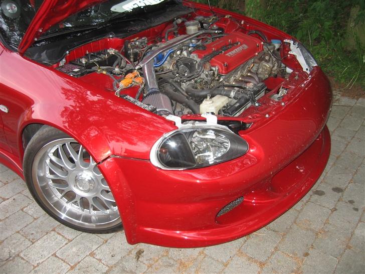 Honda del sol 1,6 VTi - Montering af nye forlygter billede 14