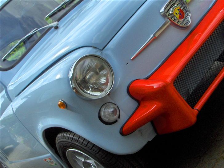 Fiat 600D - Taget d. 26/5 - Nu med Abarth front samt klare blinklygte glas monteret billede 7