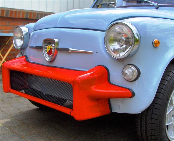 Fiat 600D - Taget d. 26/5 - Nu med Abarth front samt klare blinklygte glas monteret billede 9