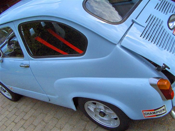 Fiat 600D - Taget d. 26/5 - Nu med Abarth front samt klare blinklygte glas monteret billede 11