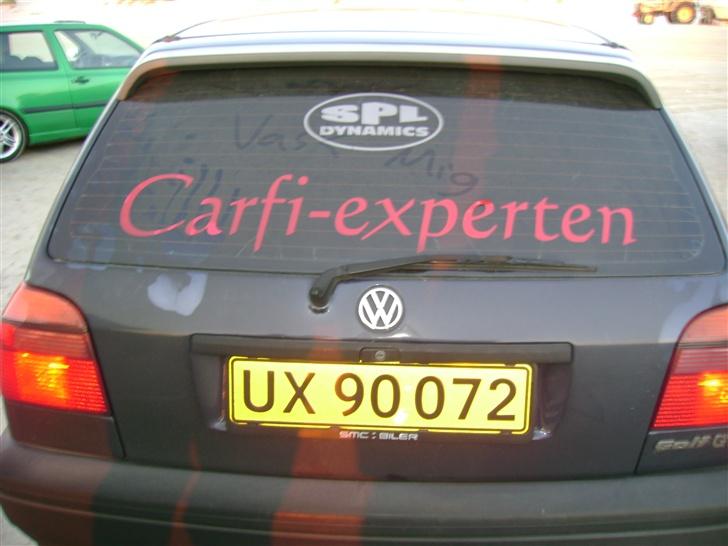VW Golf III 1.9 GTD (Solgt) - Min lidt sorte bagende. Og med streamers af Carfi-Experten. billede 7