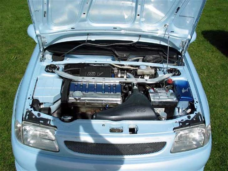 Citroën Saxo 1,6 16v VTS Babyblå  - Lækker motor billede 2