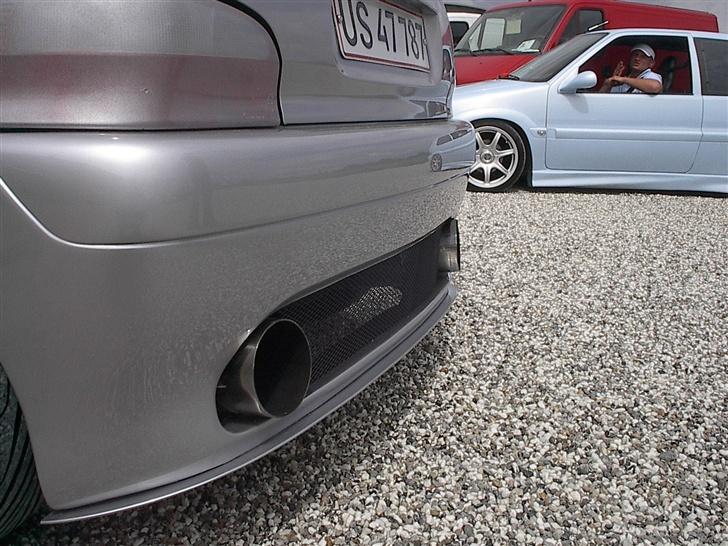 Citroën Saxo 1,6 16v VTS Babyblå  - Ved hjemturen fra Saxo træf i Næstved 2003. Vandt 2 plads billede 3