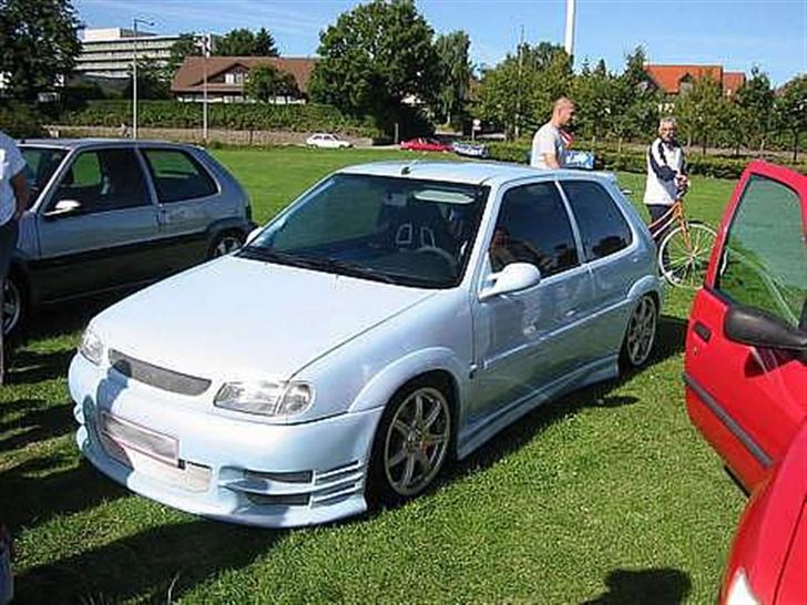 Citroën Saxo 1,6 16v VTS Babyblå  billede 9