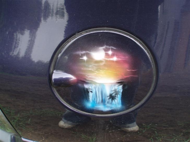 Opel Corsa B 1.6 GSI SOLGT - Den flotte Air Brush :) Vandfald.. billede 6