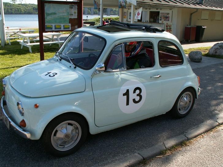 Fiat 500 - En af gutterne kom lige forbi på bike og skulle lige ind i spanden billede 10