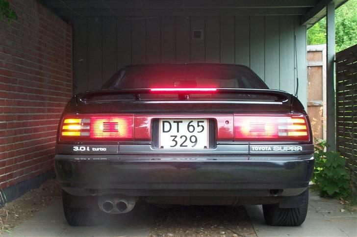 Toyota Supra 3.0 Turbo - 2JZ-GTE - Godkendt - Japansk hækspoiler med indbygget bremselys. Helt nyt diode modul som koster 2300 kr hos Toyota....plus moms.... billede 5