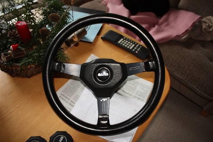 Saab 99 turbo - Originalt SAAB MOMO rallyrat i læder. billede 19