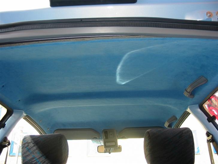 Citroën Saxo 1,6 16v VTS Babyblå  - Lyseblå alcatara loft billede 19