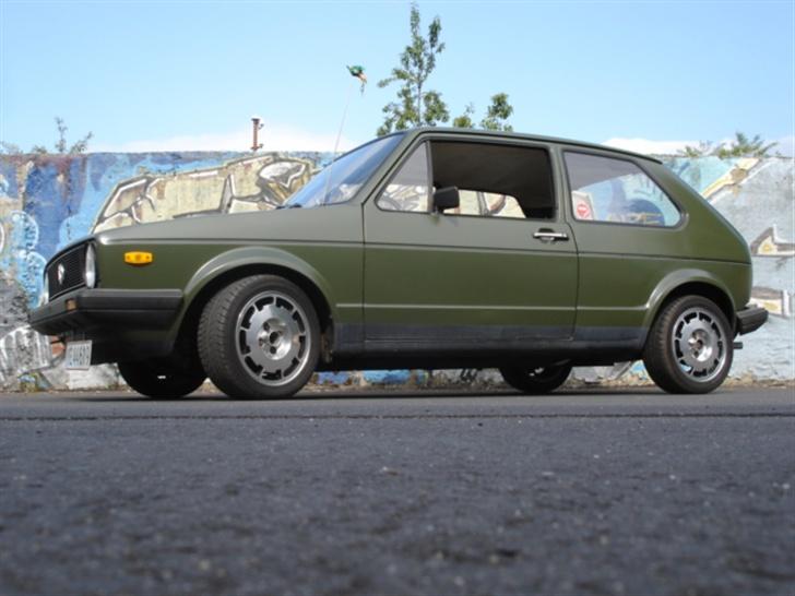 VW Golf 1 retro style SOLGT! billede 2