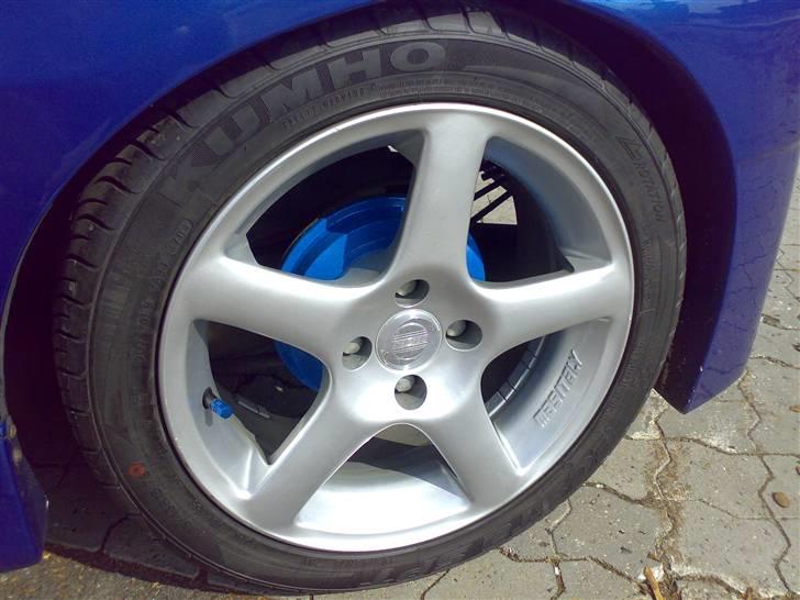 Fiat Punto 60 SX (Solgt) - Blå tromler + blå ventilhætter................... De nye Kumho dæk... billede 6