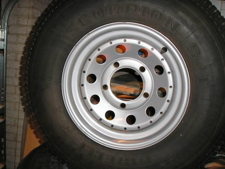 Land Rover defender 90" "projekt" - det er så de nye dæk og fælge billede 7