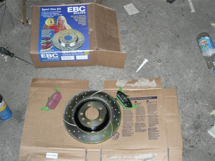 Skoda octavia tdi 1999 solgt - lige et billede af de nye bremser ebc skiver og klodser billede 10