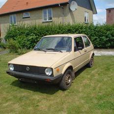 VW golf 1 skrottet