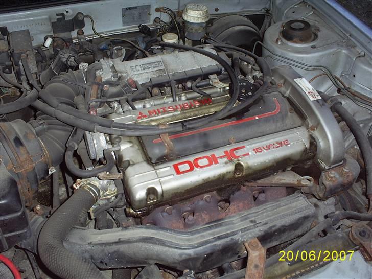 Mitsubishi Colt (Banerace projekt) - Den nye motor :) billede 7
