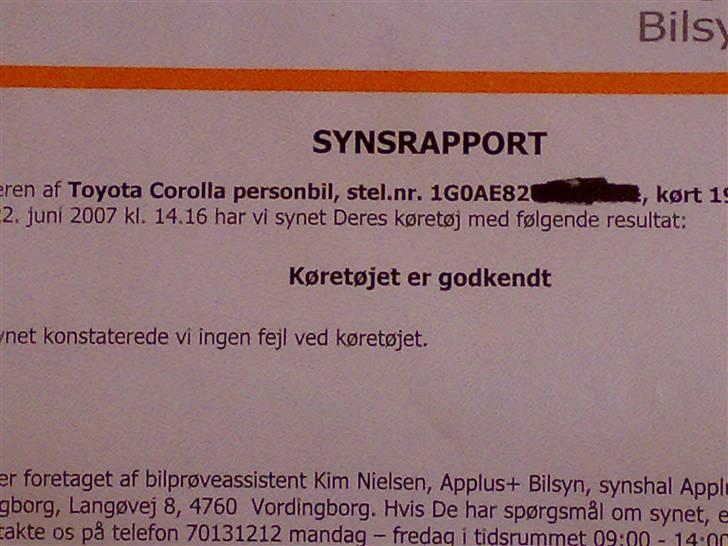 Toyota Corolla GT tilbage købt billede 18