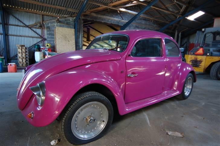 VW bobbel pink  billede 1