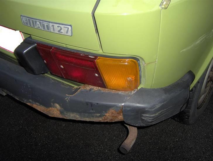 Fiat 127 - lille skade på kofanger........ billede 15