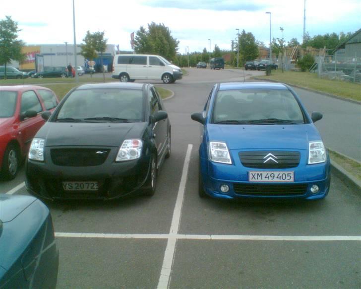 Citroën c2 VTR - SOLGT - side om side med en fed c2 vts billede 1