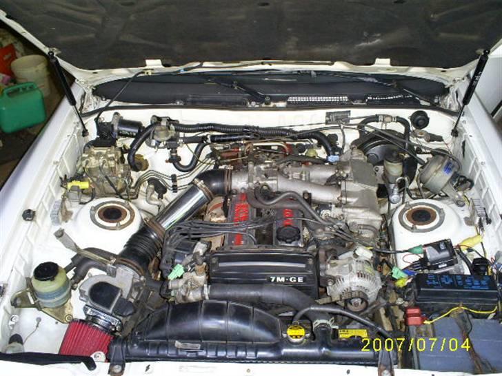 Toyota supra - så kom der sportfilter på. det kan man da lave selvom det regner billede 16