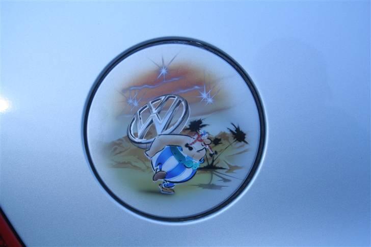 VW -->GOLF IV / 4 TDI<-- - Maleri på tankdekslet lavert ved Schafflund træffet 2007 (DET ER IKKE ET KLISTERMÆRKE) billede 11