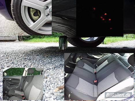 Seat Cordoba tdi sport *solgt* - Her kan man så den meget lave frihøjde den har når den IKKE er sænket(den kan ikke køre over dåsen!!) og så er der sat et billede ind så man kan se størelsen på bremserene..fælgen er altså 16, og oppe i højre hjørne kan man se mit nye kabinelys/læserlampe billede 8