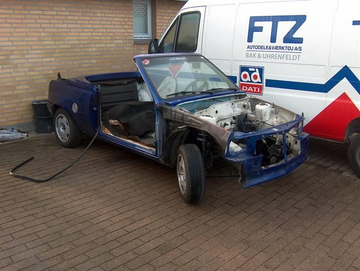 Opel corsa A cab  - januar 2007... der var et stykke vej endnu billede 14