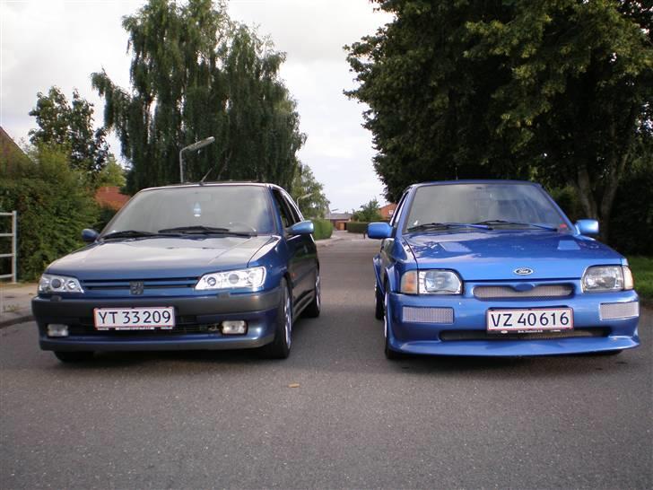 Ford Escort RS Turbo *SOLGT* - Sammen med min brors 306´er billede 16