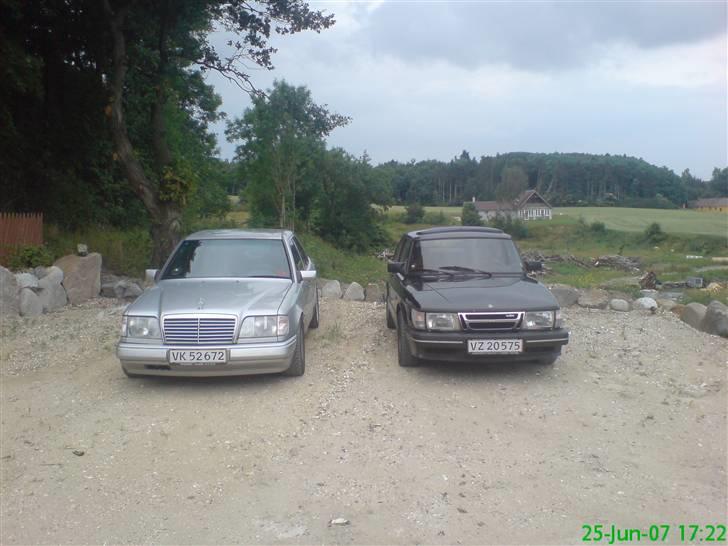 Mercedes Benz 230 e solgt - min vens saab 900 aero billede 2