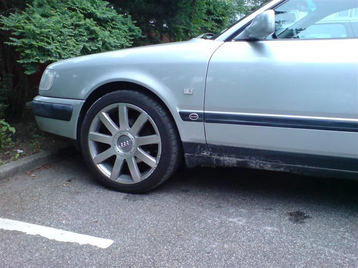 Audi 100 ... Solgt - så blev den sænket for 40mm men har fået 55mm på nu billede 9