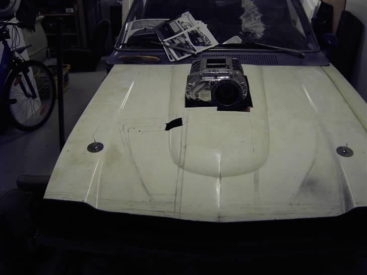 Ford Capri - opmål af glasfiber hjelm billede 6