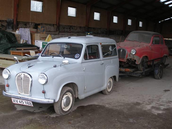 Austin-Morris Austin A35 Stationcar - God trækkraft med "lillesøster" bagefter... billede 6