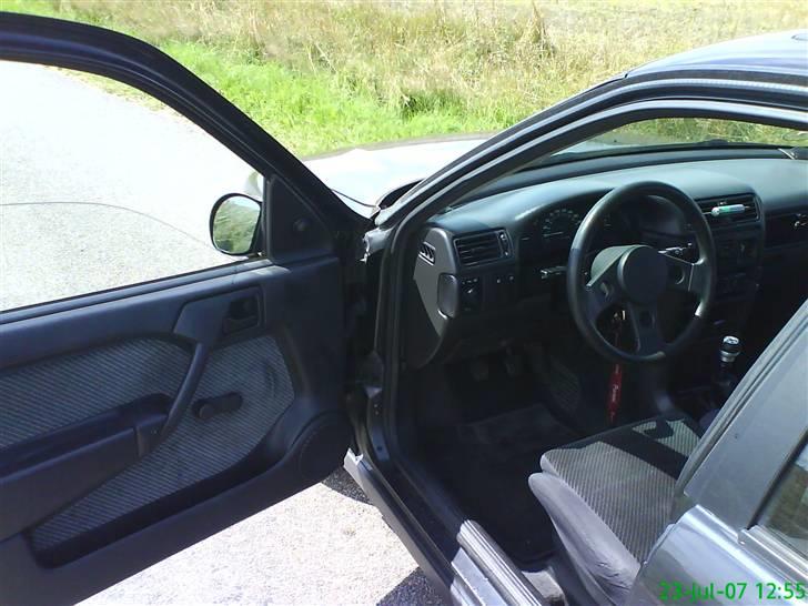 Opel Vectra A GT ¤SOLGT¤ - Interiøret, org. sort recaro billede 6