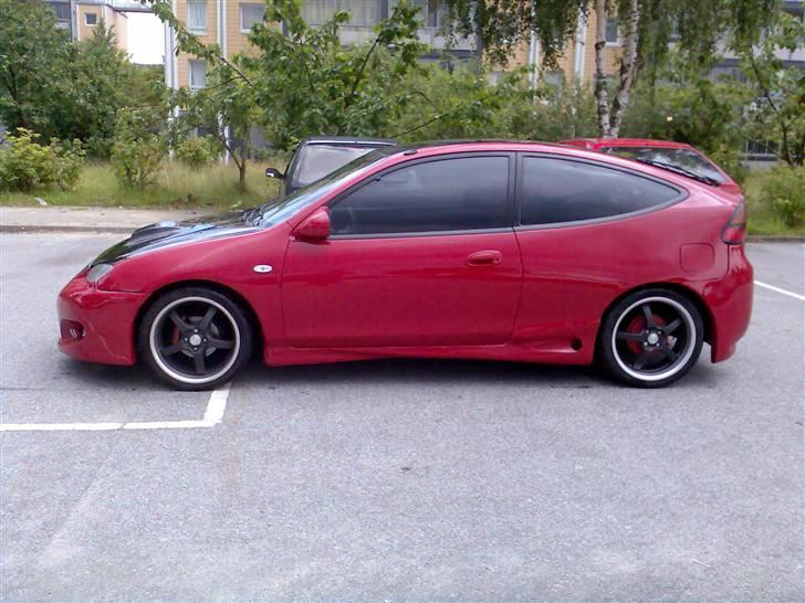 Mazda 323C Project Bil...SOLGT - lækkert billede fra siden,,, ser sku godt ud når den endelig er færdig.... billede 14