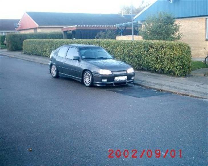 Opel Kadett sedan - tidligere bil. Den stod klar da jeg fik kørekort ikke dårligt. billede 13