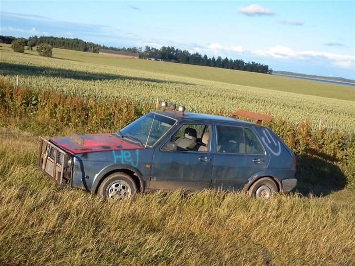 VW golf 2 markræser skrottet billede 5