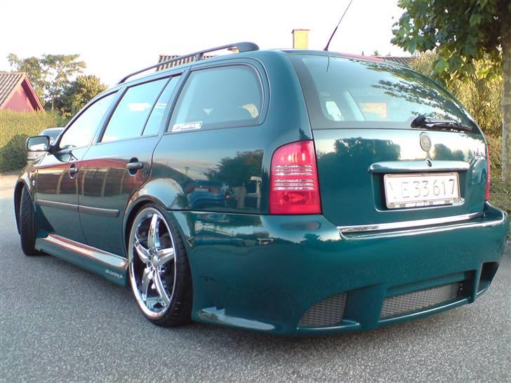 Skoda Octavia"LBN-Style" Solgt - 04/09/2008 nu med krom kant på bagklappen så stillen passer med mine fine fælge ;-) billede 14