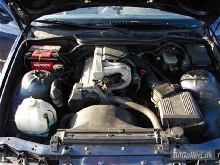 BMW E36 318i(Solgt) - som sagt billederne er fra tidligere ejer så jeg har montert k&n filter... billede 7