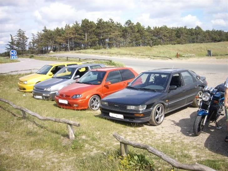 Citroën Saxo 1.6i 8v sport *Solgt - På rømø strand med gutterne billede 7