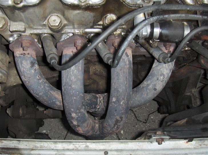 Opel Kadett E Sedan Gt "Solgt" - Den Gamle Lexmaul Banan manifold billede 9