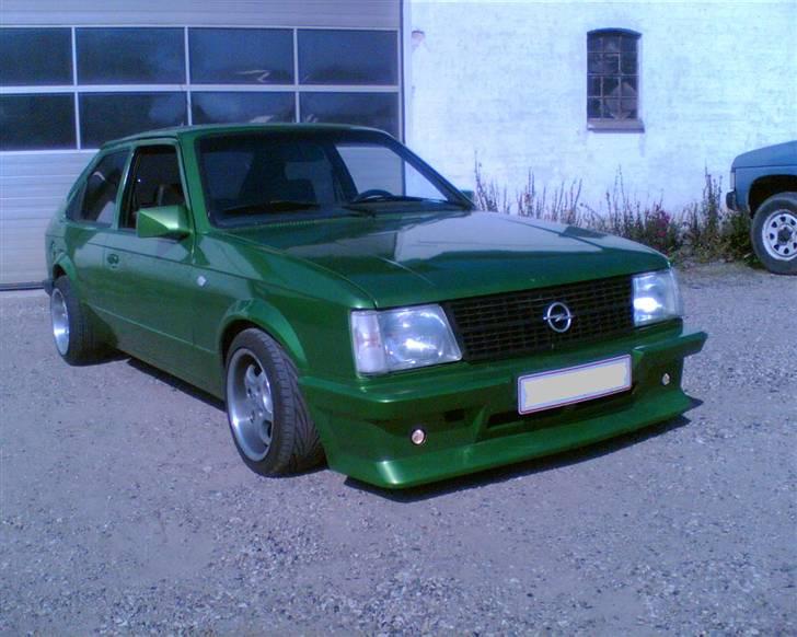 Opel Kadett D - Før ombygningen, med et par  7,5x14 + 8x14 fælge billede 9