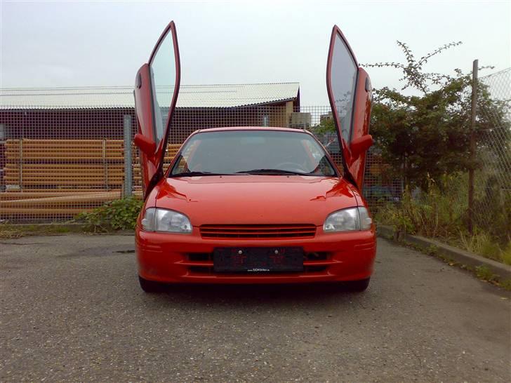 Toyota starlet 1,5 turbo *solgt* - lambo dørelambo billede 11