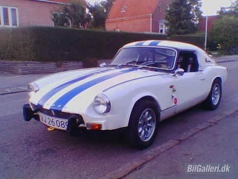 Triumph Spitfire Mk3 - Forfra med hardtop billede 5